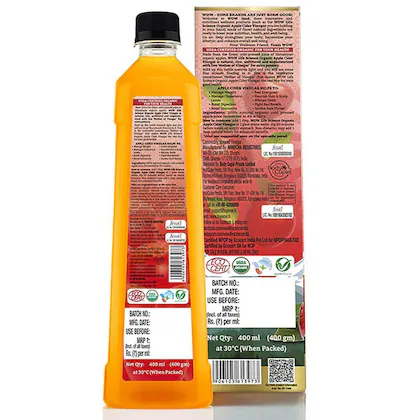 Wow Organic Apple Cider Vinegar (400ml)