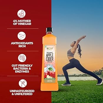 Wow Organic Apple Cider Vinegar (400ml)