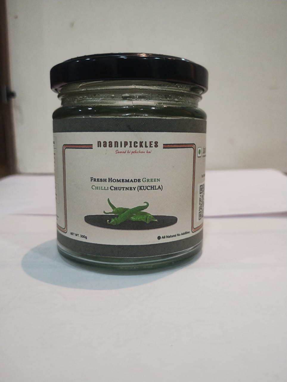 Green Chili Chutney (KUCHLA)