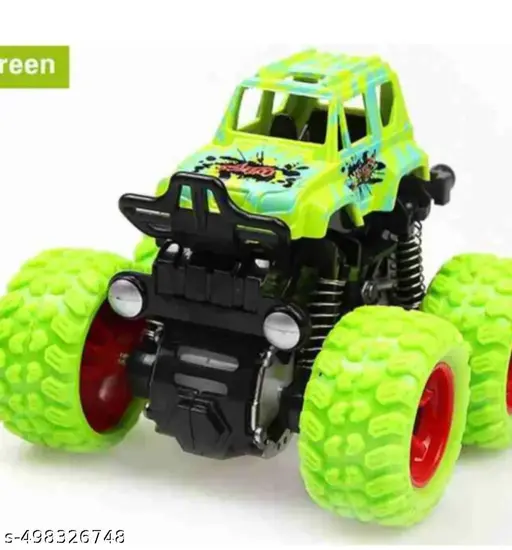 Forbuz Monster Truck Toy for Kids, Amazing Toys, 360 Degree Stunt Truck  (Red, Green, Violet, Orange)