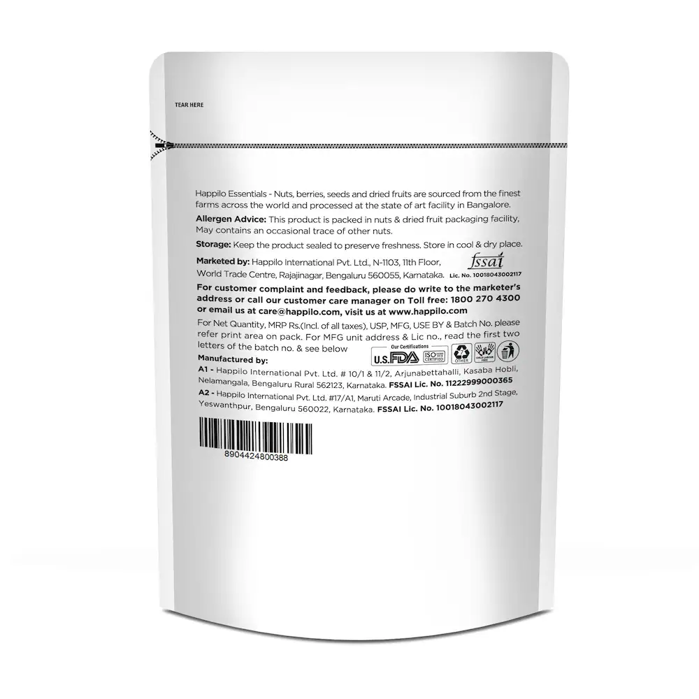 Happilo Essentials Popular Whole Cashews (1 kg)