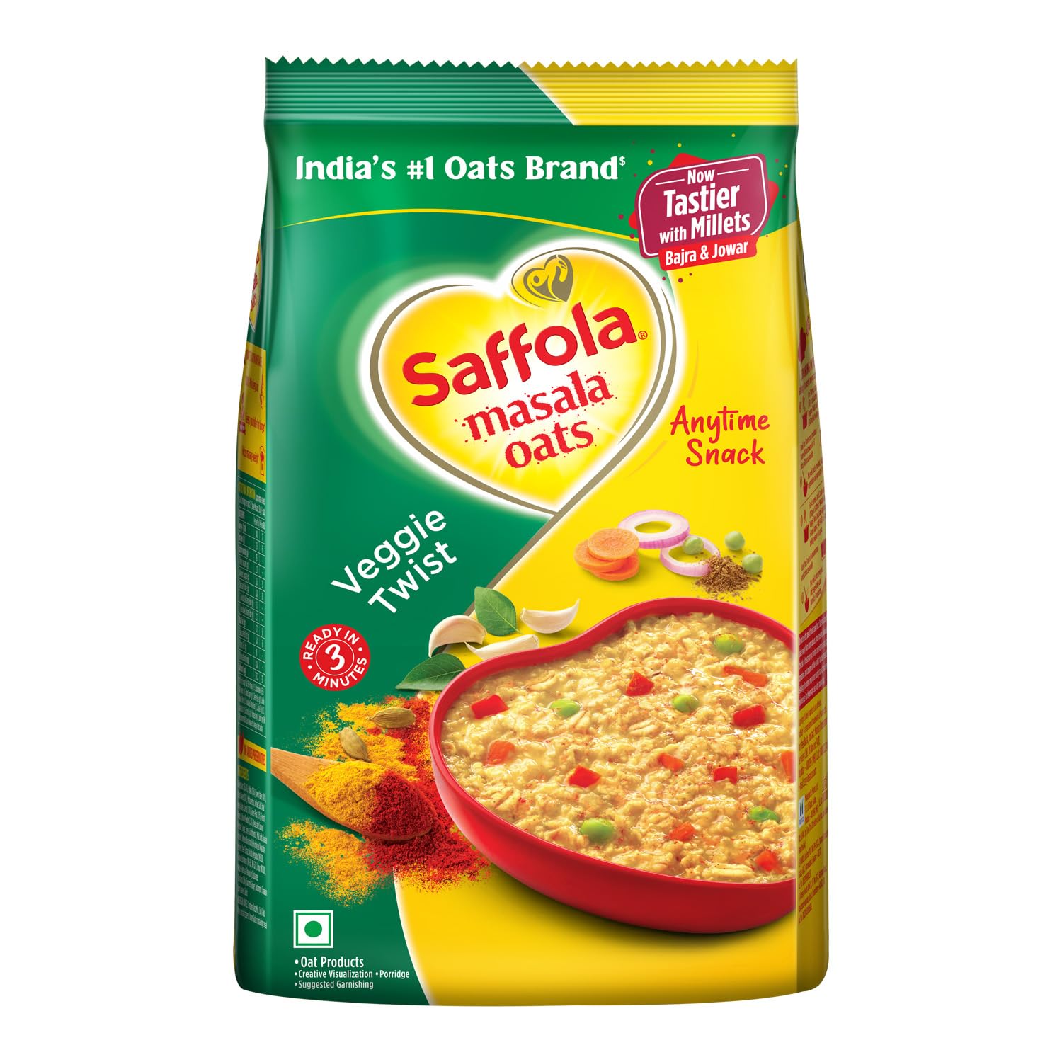 Saffola Masala Oats Veggie Twist: 500 gms