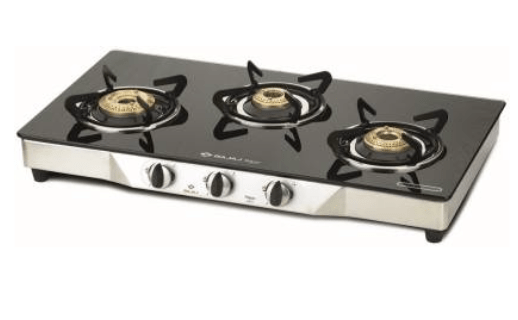 CGX 3 ECO (3 BURNER GLASS TOP)(450136) – GAS STOVE – BAJAJ – 12162